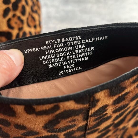 J. Crew Leopard Willa Calf Hair Booties 8 - Picture 8 of 8